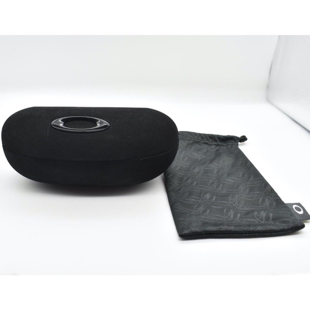 Rare Oakley Case Felt/Velvet Coated Black Clamshell Hard Sunglasses Case & Bag